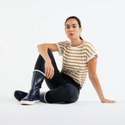 Tribord Bottes Caoutchouc Adulte SAILING 500 Navy 14 Tribord Bottes Caoutchouc Adulte SAILING 500 Navy -Pêche En Mer Boutique bottes caoutchouc adulte sailing 500 navy 2