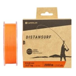 Fil Pêche En Surfcasting Orange DISTANSURF 10 Fil Pêche En Surfcasting Orange DISTANSURF -Pêche En Mer Boutique fil peche en surfcasting orange distansurf 2