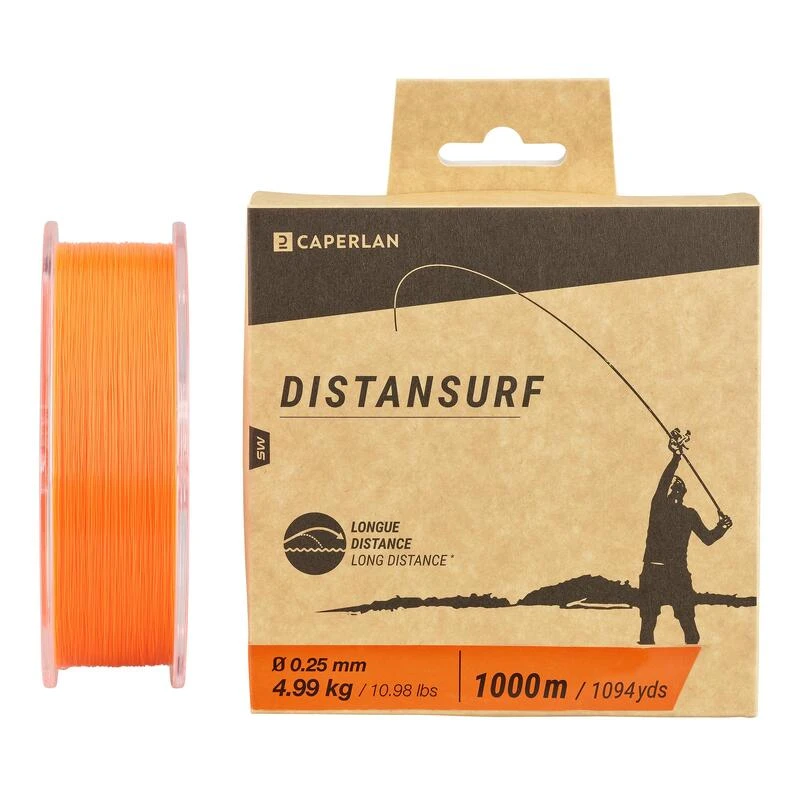 Fil Pêche En Surfcasting Orange DISTANSURF 7 Fil Pêche En Surfcasting Orange DISTANSURF – Image 5