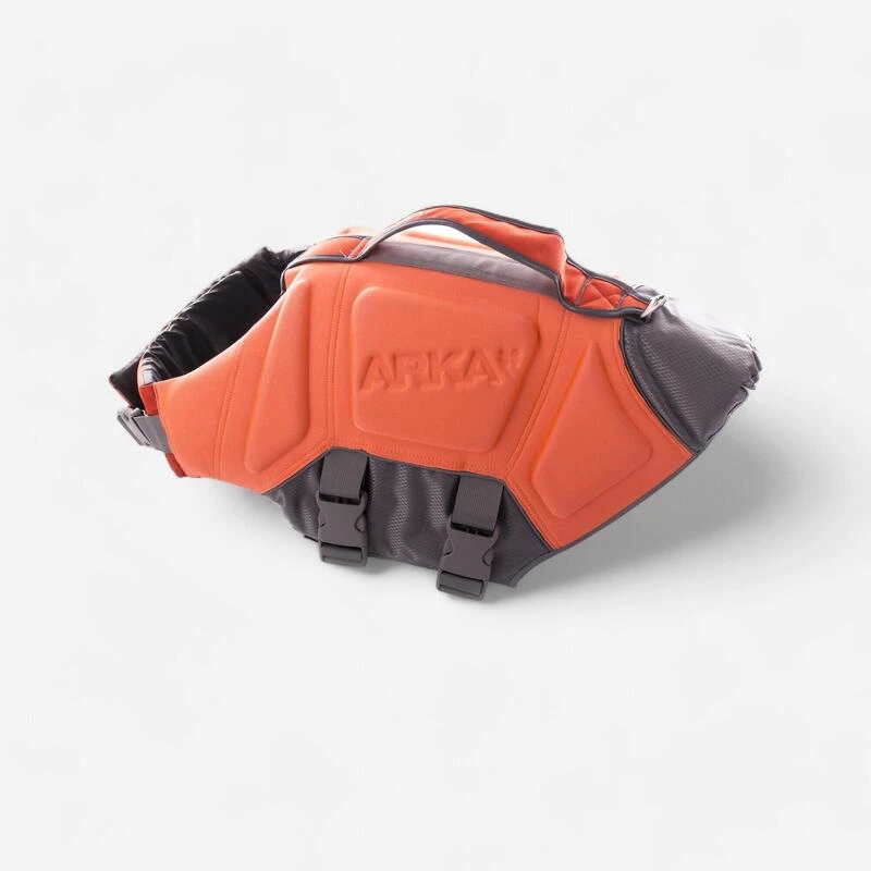Gilet De Sauvetage Pour Chien ARKA Orange. 3 Gilet De Sauvetage Pour Chien ARKA Orange.
