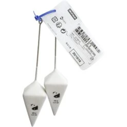 Plomb De Pêche En Surfcasting Pyramide + Tige X2 Blanc -Pêche En Mer Boutique plomb de peche en surfcasting pyramide tige x2 blanc 1